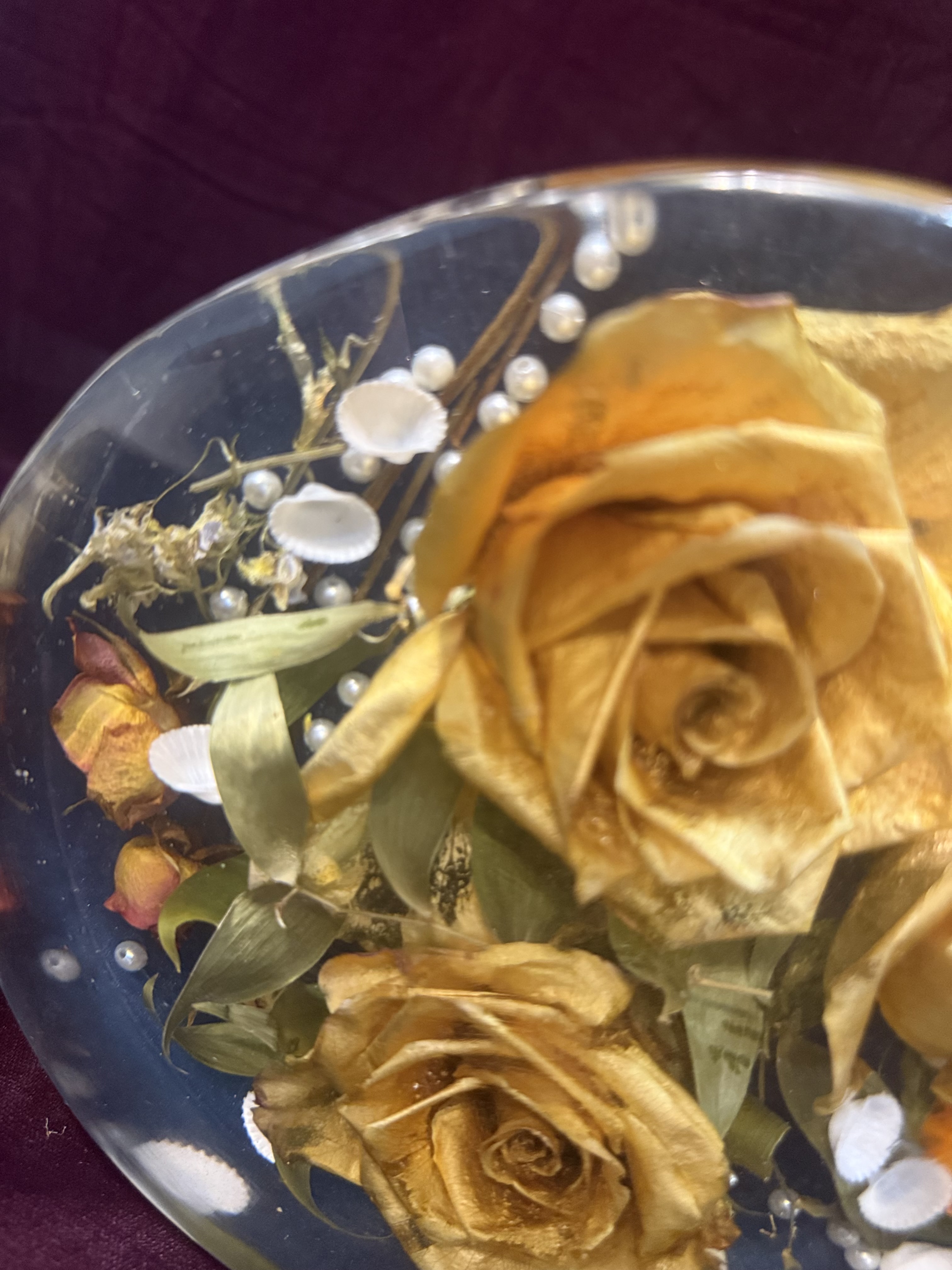 6" circle flower Preservation