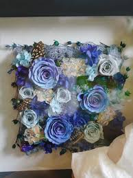 Framed Preserved Flower Wall Art